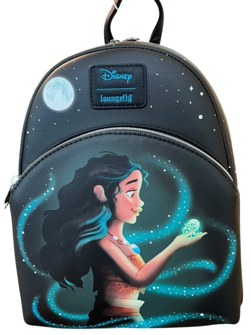 Loungefly Disney Moana Mini Backpack Starry Night Design Hei Hei Pua NWT
